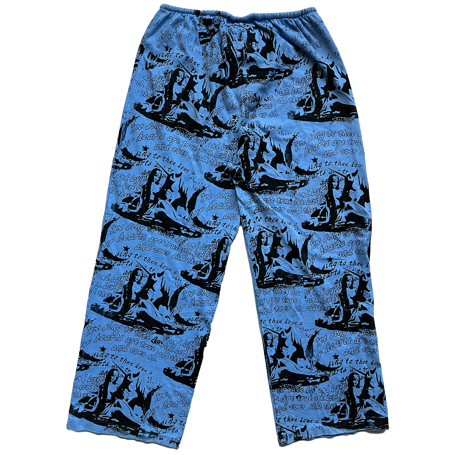 Blue All Over Print Lounge Pants