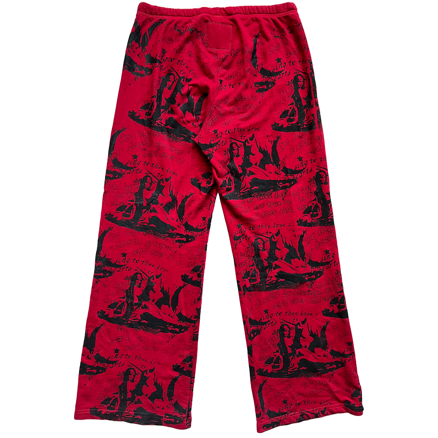 Red All Over Print Lounge Pants