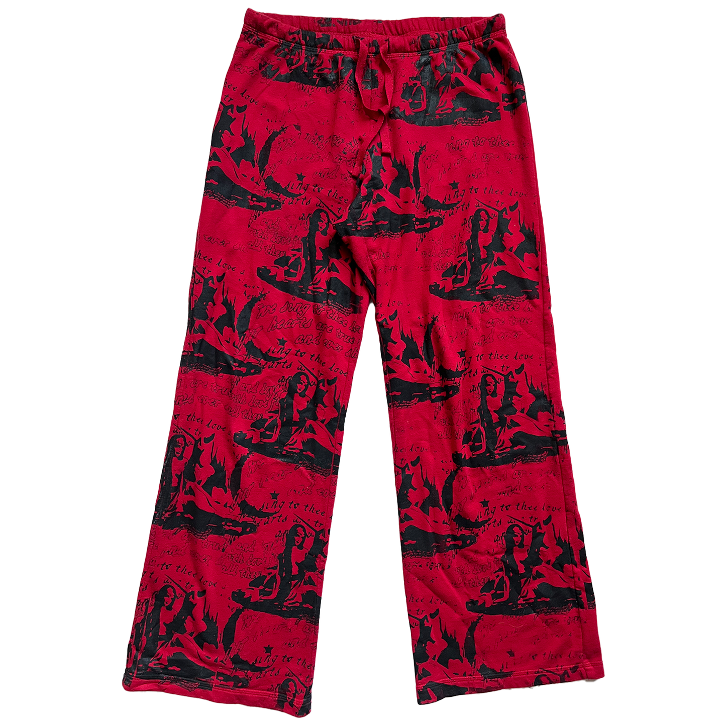 Red All Over Print Lounge Pants