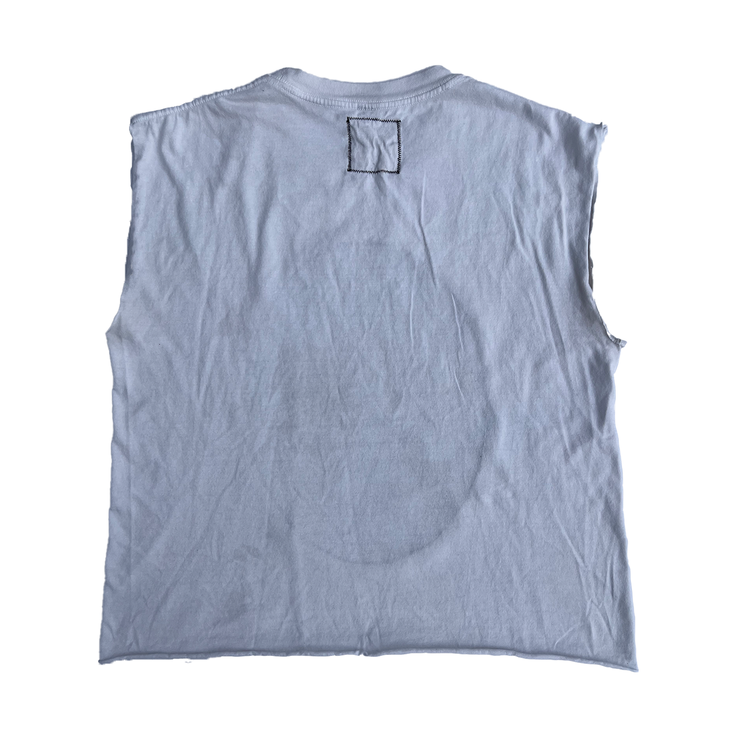 White Cutoff Tee