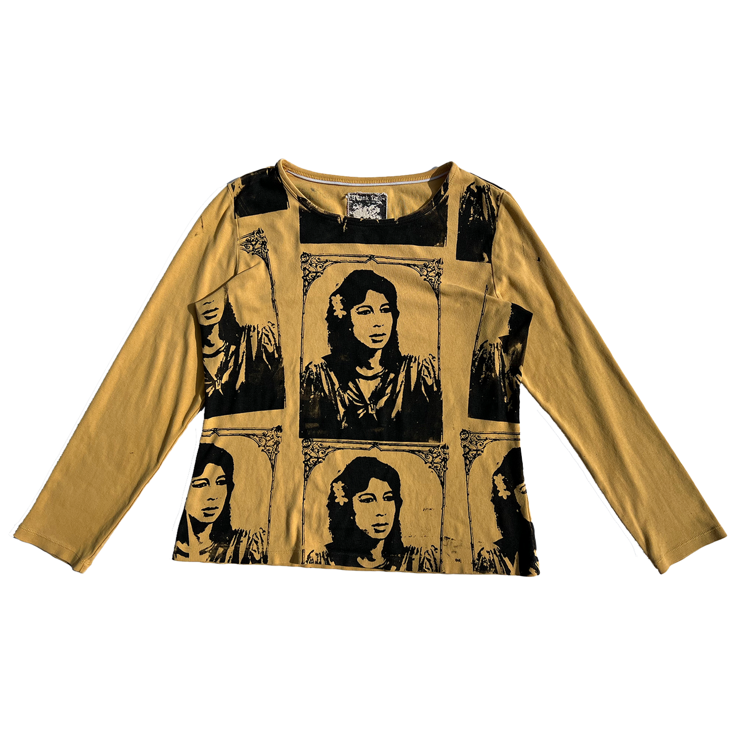 Yellow All Over Print Long Sleeve